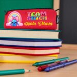 Penar Personalizat, Scoala, Stitch, 22x7x6,5cm, PNSC026 - imagine 2