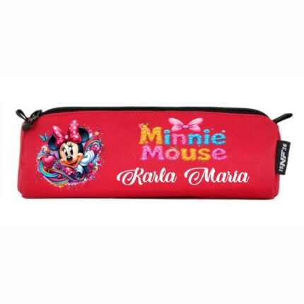 Penar Personalizat, Scoala, Minnie Mouse, 22x7x6,5cm, PNSC030