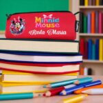 Penar Personalizat, Scoala, Minnie Mouse, 22x7x6,5cm, PNSC030 - imagine 2