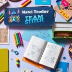 Penar Personalizat, Scoala, Stitch, 22x7x6,5cm, PNSC032 - imagine 2