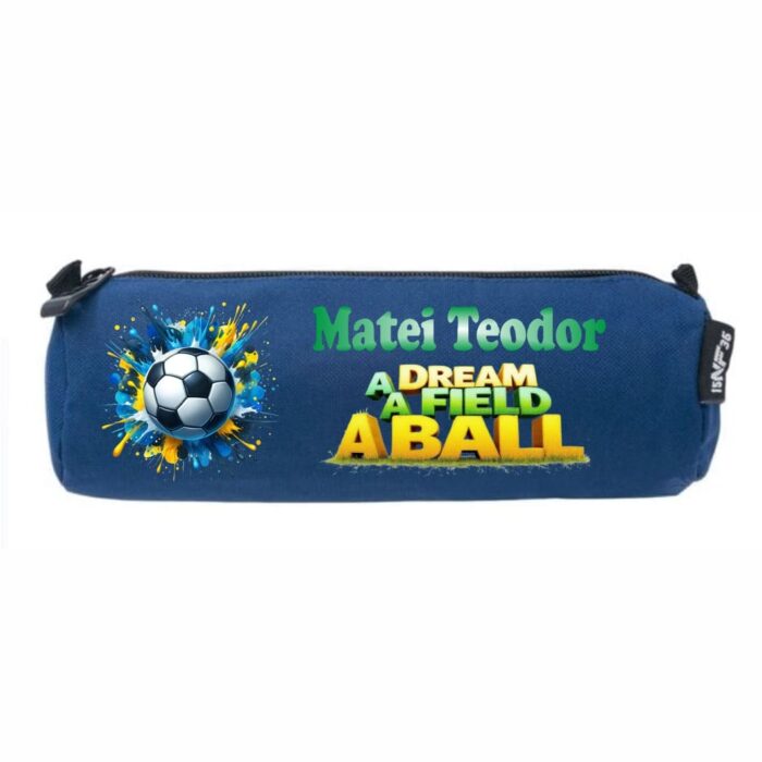 Penar Personalizat, Scoala, Fotbal, 22x7x6,5cm, PNSC040 - imagine 1