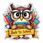 Topper Back to School, Lemn, Scoala, Multicolor, 10cm, TSUV011 - imagine 4