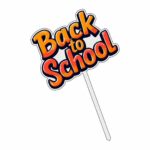 Topper Back to School, Lemn, Scoala, Multicolor, 10cm, TSUV031 - imagine 3