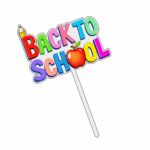 Topper Back to School, Lemn, Scoala, Multicolor, 10cm, TSUV032 - imagine 3