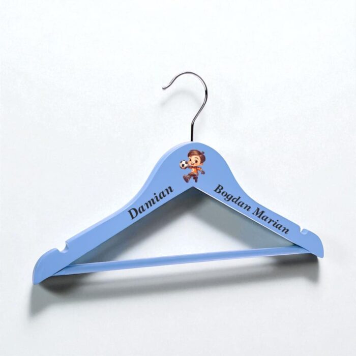 Umeras Copii, Personalizat, Micul Fotbalist, Lemn, 32x19cm, UCG011 - imagine 2