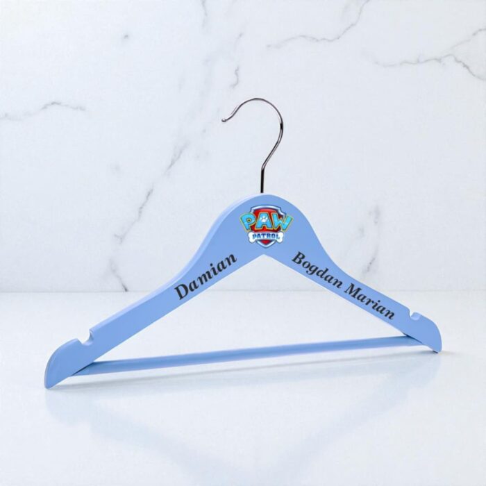 Umeras Copii, Personalizat, Patrula Catelusilor, Lemn, 32x19cm, UCG021 - imagine 2