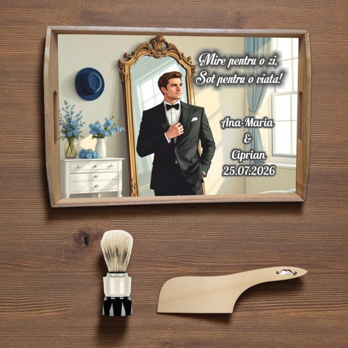 Set gatit mire personalizat albastru
