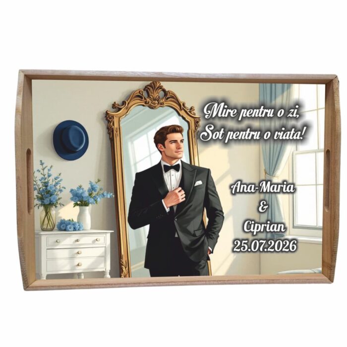 Set gatit mire personalizat albastru