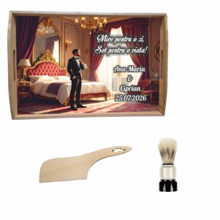 Set gatit mire personalizat rosu