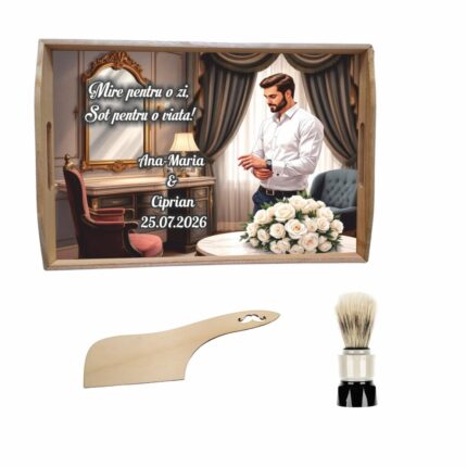 Set gatit mire personalizat trandafiri