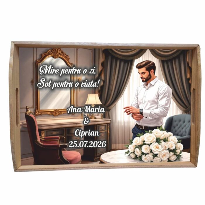 Set gatit mire personalizat trandafiri