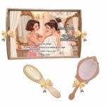 Set gatit mireasa detalii aurii