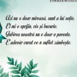 Set gatit mireasa personalizat detalii verzi
