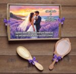 Set gatit mireasa personalizat lavanda
