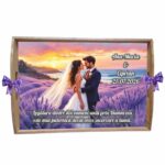 Set gatit mireasa personalizat lavanda