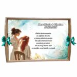 Set gatit mireasa personalizat verde