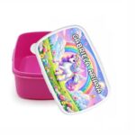 caserola mancare copii unicorn curcubeu