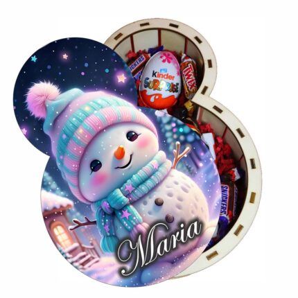 cutie dulciuri craciun om zapada copii