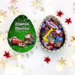 cutie dulciuri craciun ou kinder cars