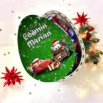 cutie dulciuri craciun ou kinder cars