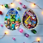 cutie dulciuri craciun ou kinder minecraft