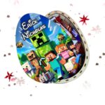 cutie dulciuri craciun ou kinder minecraft