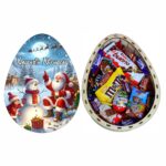 cutie dulciuri craciun ou kinder mos iarna