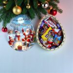 cutie dulciuri craciun ou kinder mos iarna