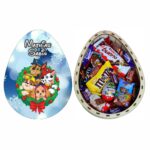 cutie dulciuri craciun ou kinder pawpatrol albastru