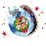 cutie dulciuri craciun ou kinder pawpatrol albastru