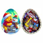 cutie dulciuri craciun ou kinder pooh