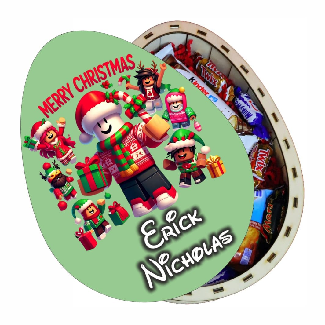 cutie dulciuri craciun ou kinder roblox