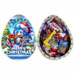 cutie dulciuri craciun ou kinder sonic