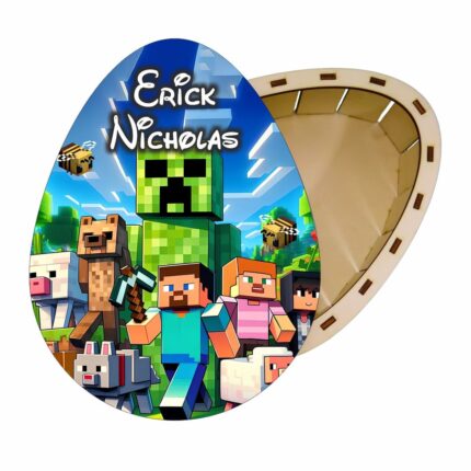 cutie dulciuri craciun ou minecraft