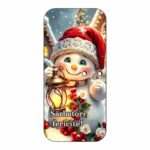 felicitare acadea craciun om zapada