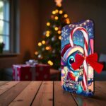 felicitare acadea craciun stitch mos