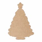 figurina lemn craciun brad acadele