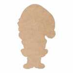 figurina lemn craciun elf fetita