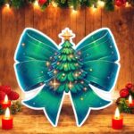 figurina lemn craciun funda brad