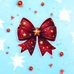 figurina lemn craciun funda rosie stele