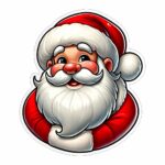 figurina lemn craciun mos craciun