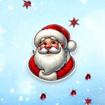 figurina lemn craciun mos craciun