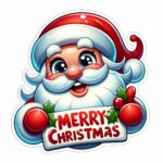 figurina lemn craciun mos vesel