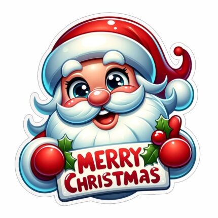 figurina lemn craciun mos vesel