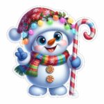 figurina lemn craciun om zapada acadea