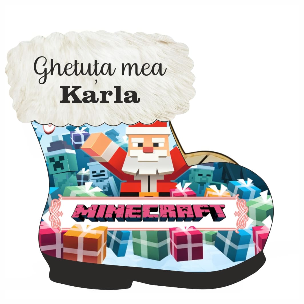 ghetuta dulciuri craciun minecraft mos