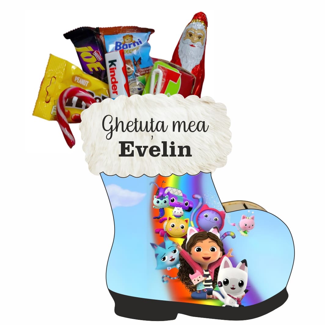 ghetuta dulciuri gabbys dollhouse craciun