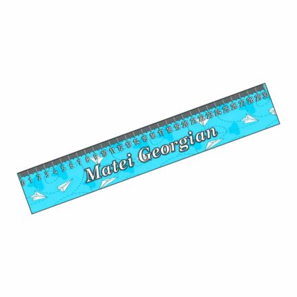 rigla personalizata avioane hartie 30cm