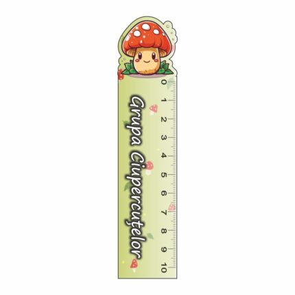 rigla personalizata ciuperca 10cm