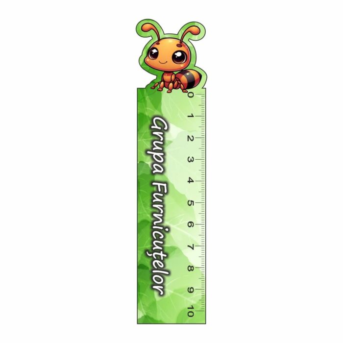 rigla personalizata furnica 10cm